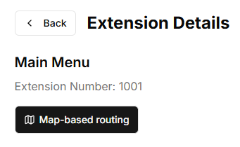 Enable map-based routing